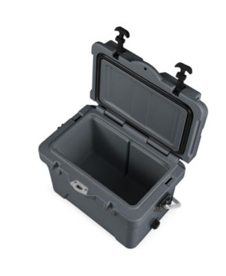 20 Quart Portable Hard Cooler with Built-in Ruler and Bottle Opener