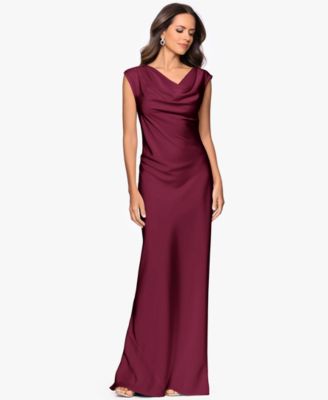 Petite Cowl Neck Gown