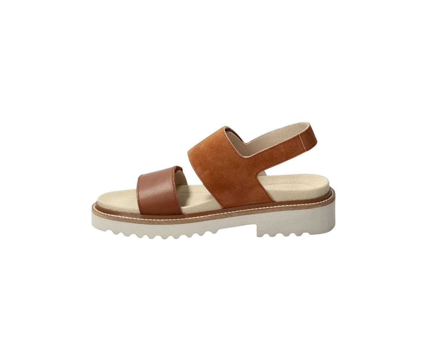 Женские сандалии Mephisto Violaine Leather Adjustable Strap Platform, цвет: Коричневый — фото 5