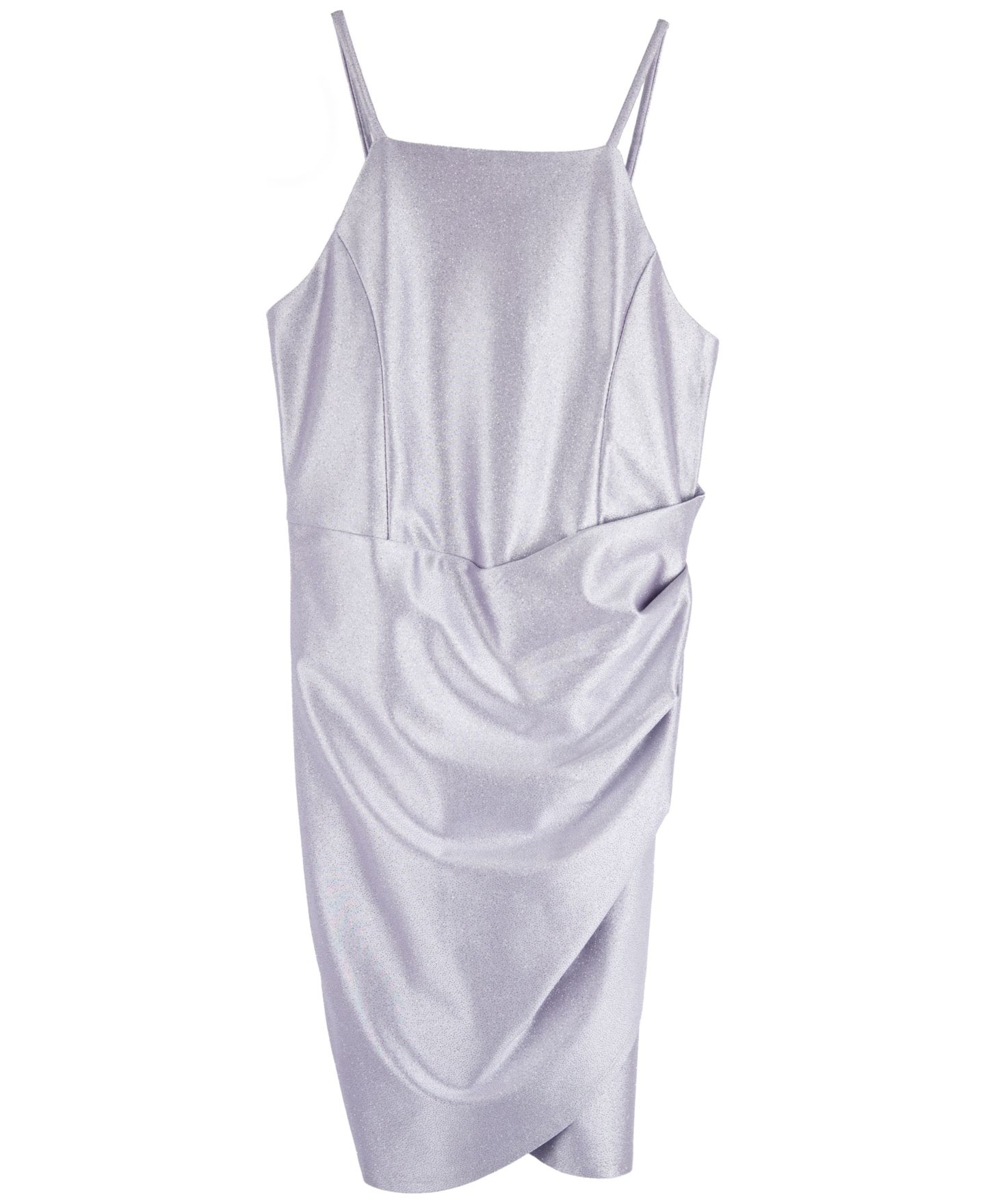 Платье Emerald Sundae Sleeveless Glitter Knit Dress для девочек, цвет: Лавандовый / Серебряный — фото 2