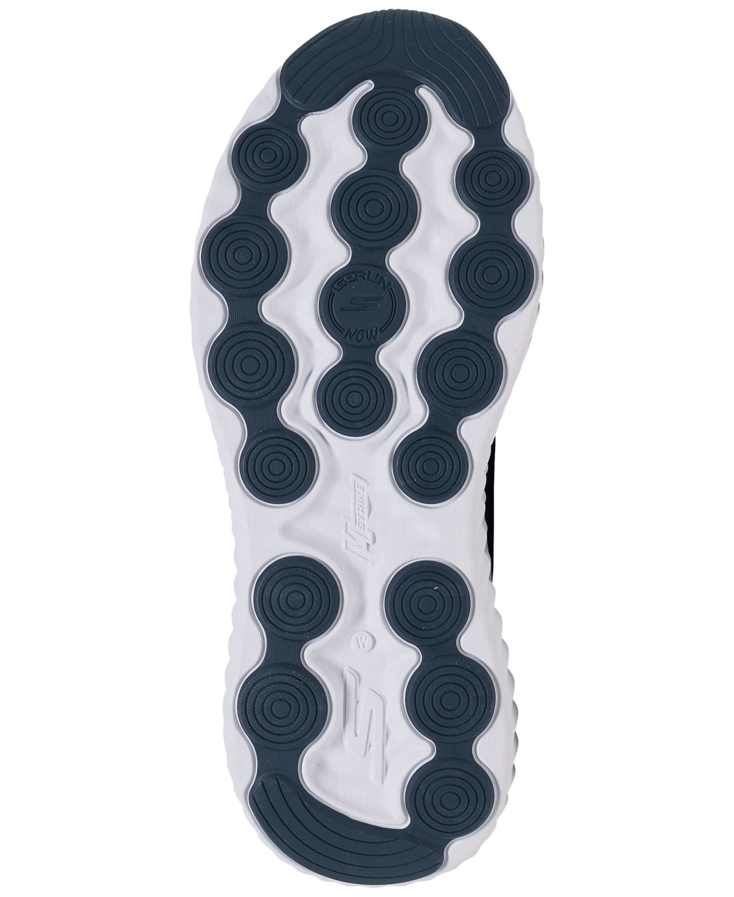 Женские кроссовки Skechers GO RUN Now - Wide Width Calumet Running, цвет: Тёмно-синий / Белый — фото 6