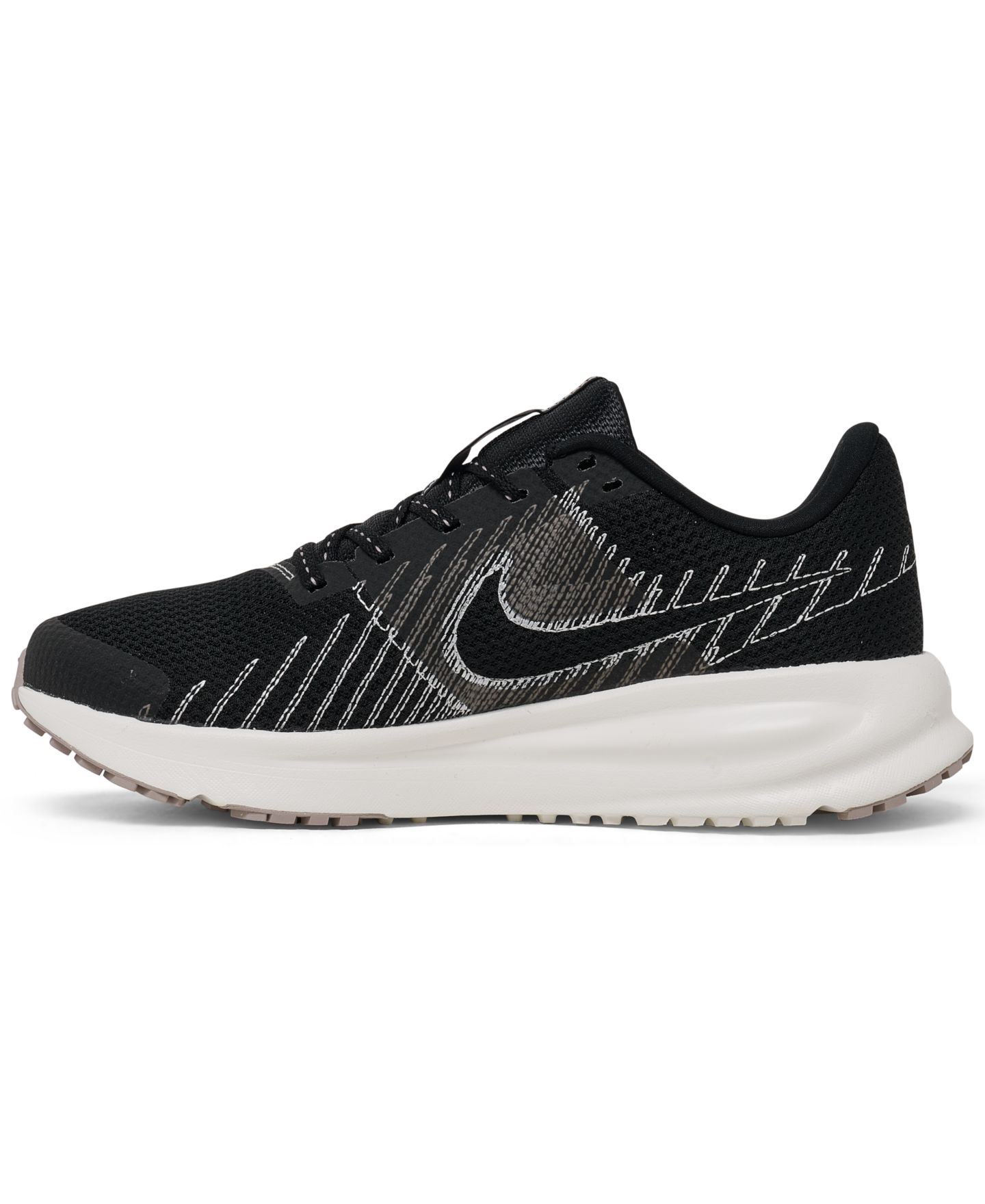 Женские кроссовки Nike Run Defy Running, цвет: Чёрный / Золотой — фото 2