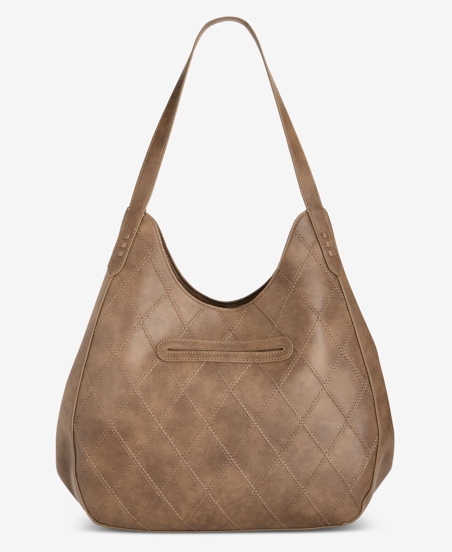 Женская сумка Style & Co Diamond Quilted 4-Poster, цвет: Коричневый — фото 3
