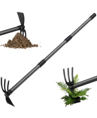 Garden Hoe 2-in-1 Dual-head Weeding Cultivator