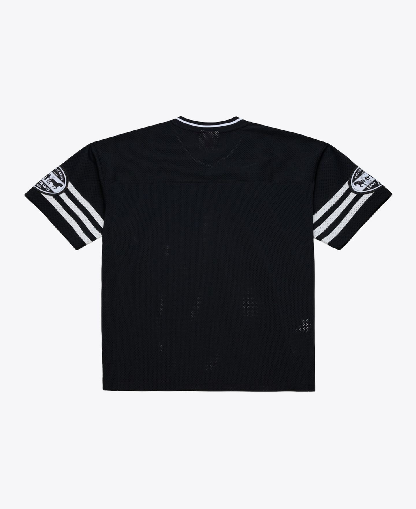 Мужской топ Mitchell & Ness x Levi's Black Super Bowl LX Legacy Jersey — фото 2