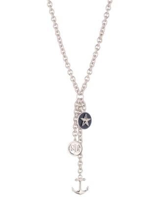 Sterling Silver Y- Shaped Drop Necklace