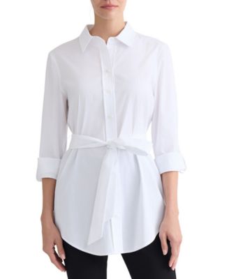 Women's Belted Tunic Top
