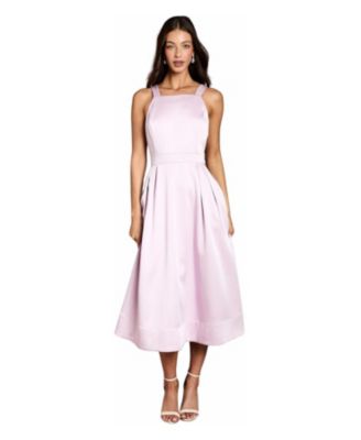 square neck fit and flare midi dress Xdegoge Dresses for Women Square Neck Puff Sleeve Tiered Midi Dress Empire  Waist Fit and Flare Dress Elegant Dress Wedding Guest Tea Party Church Wear  Black S