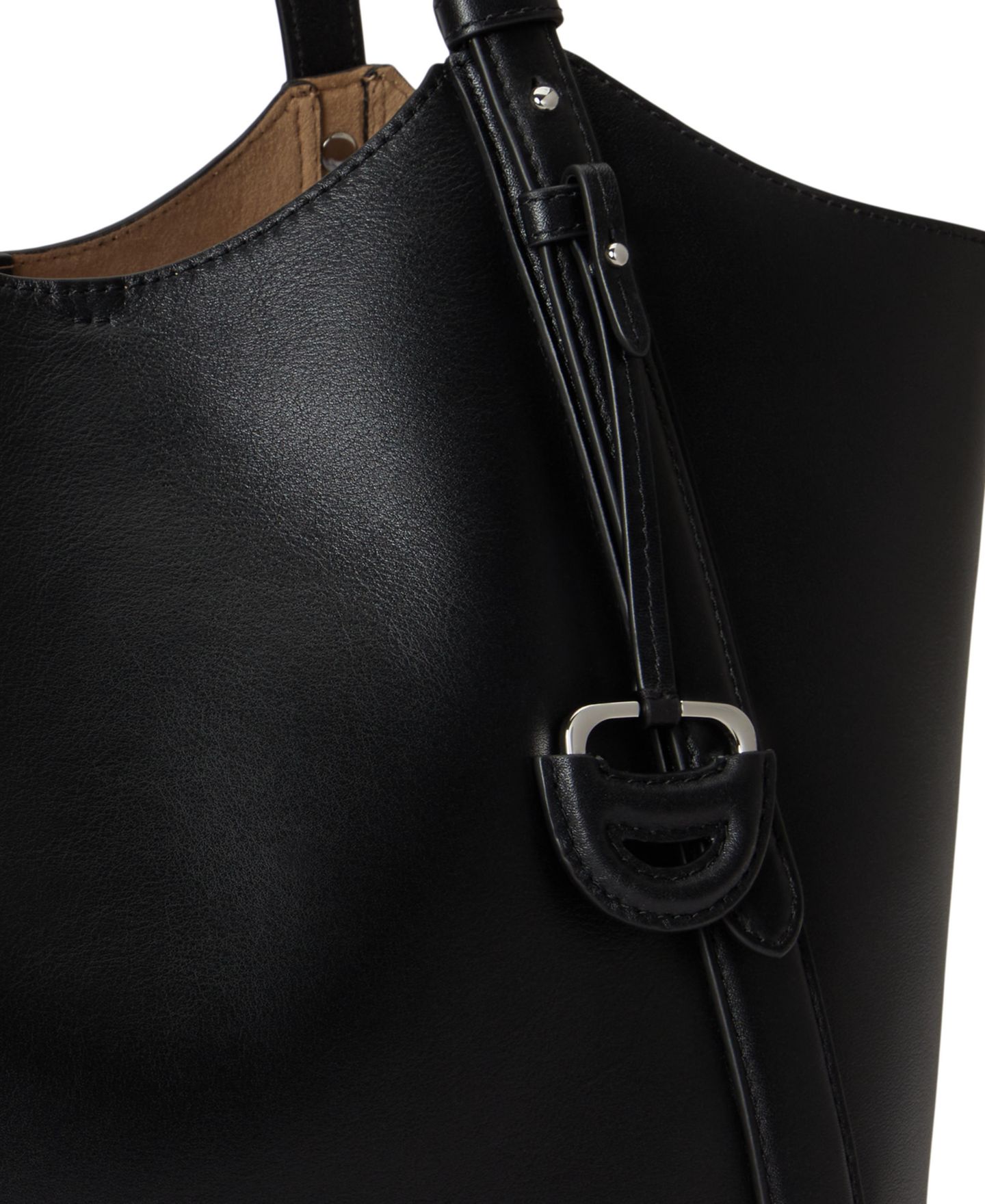 Женская сумка Lauren Ralph Lauren Tasha Leather Extra-Large, цвет: Чёрный — фото 5