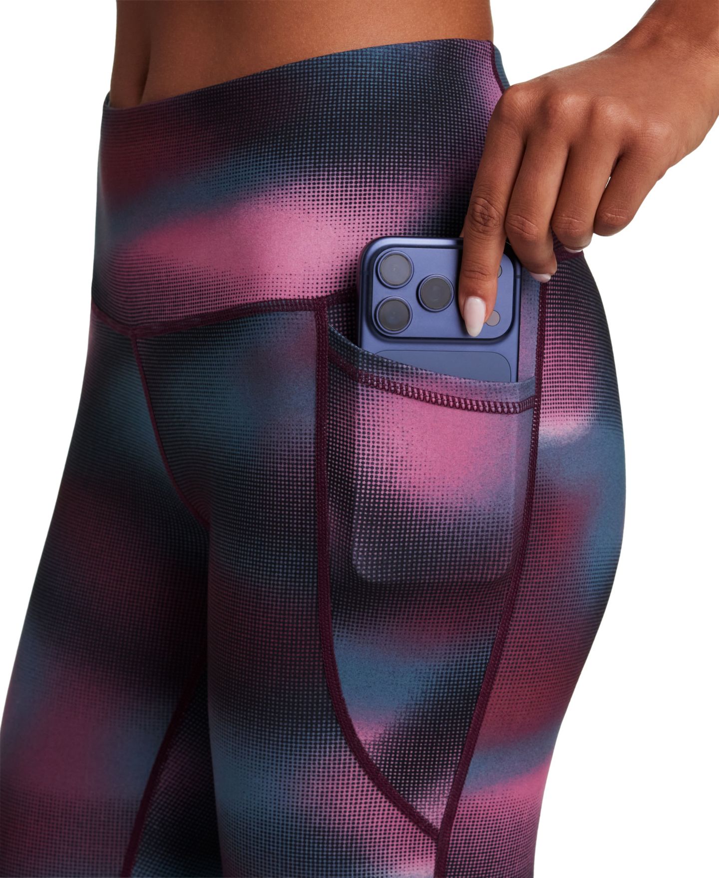 Женские брюки Reebok Slim-Fit Pull-On Sports Track Pants, цвет: Тёмно-синий — фото 4