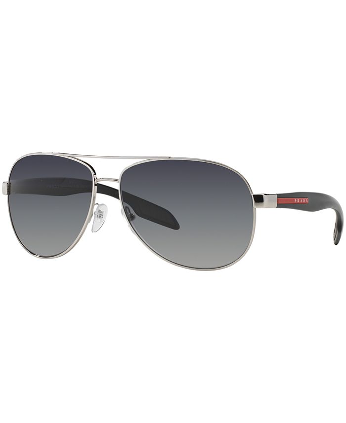 PRADA LINEA ROSSA Polarized Men's Sunglasses , PS 53PSP & Reviews -  Sunglasses by Sunglass Hut - Men - Macy's