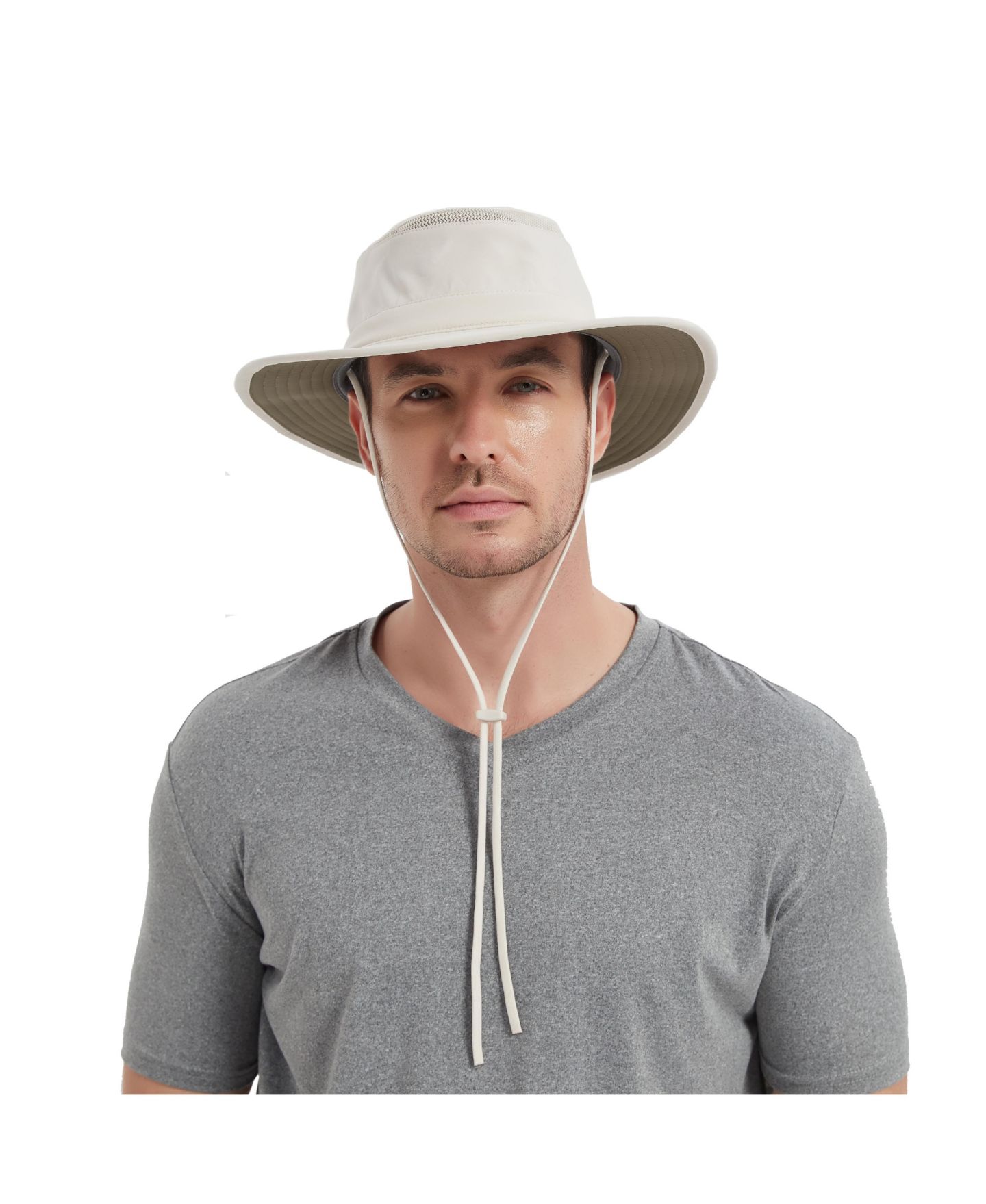 Мужской головной убор Kanut Sports Floatable Cimarron Safari Hat, цвет: Бежевый — фото 8