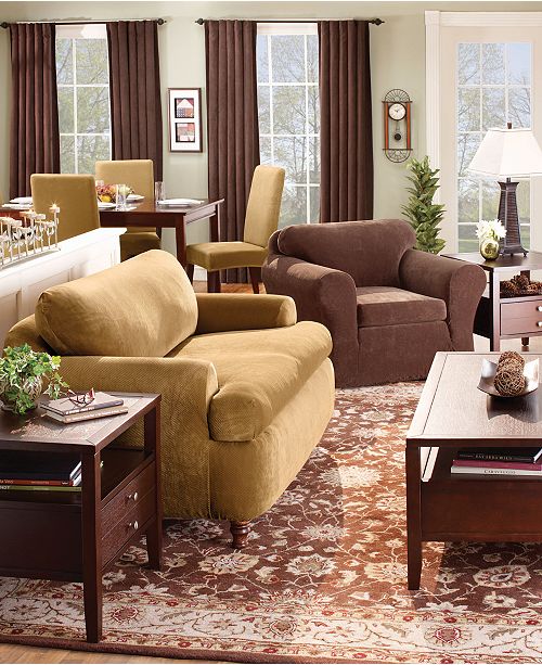 Sure Fit Stretch Pique Slipcovers & Reviews - Slipcovers - Home Decor - Macy&#39;s