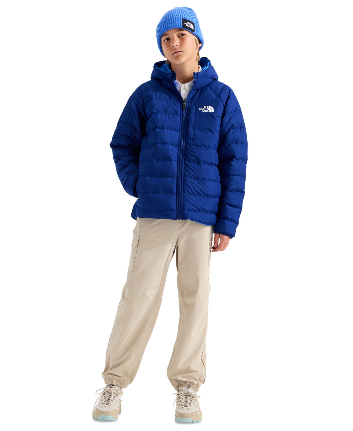 Куртка The North Face Reversible Long-Sleeve Hooded Jacket для мальчиков, цвет: Насыщенный синий — фото 2