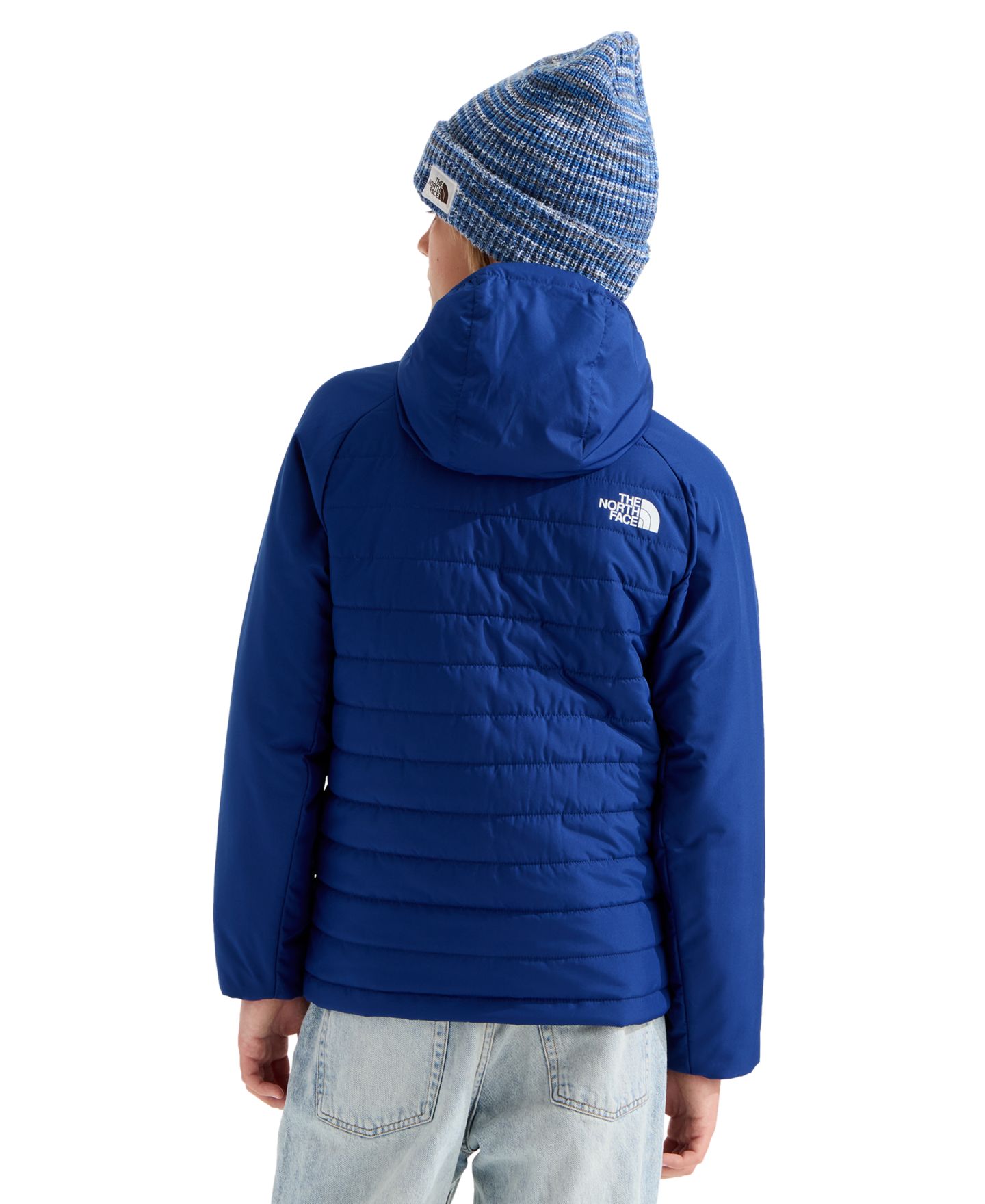 Куртка The North Face Long-Sleeve Never Stop Synthetic Jacket для мальчиков, цвет: Насыщенный синий — фото 3