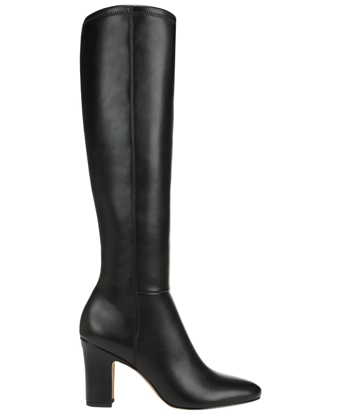 Женские ботинки Franco Sarto Flexa Joicy Round Toe Zip Tall, цвет: Чёрная искусственная кожа — фото 2