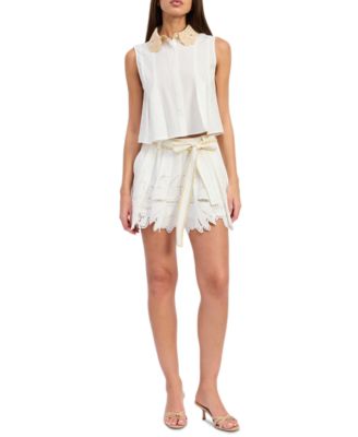 Women's Anna Embroidered High-Rise Shorts