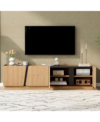 Modern Storage Cabinet with Rounded Corners and Marble Top