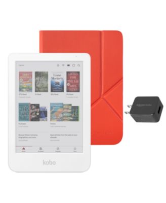 Clara 16 GB Colour eReader with Cayenne Sleep Cover Case and AC Bundle