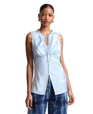 Women's Keyhole Cutaway Empire Top
