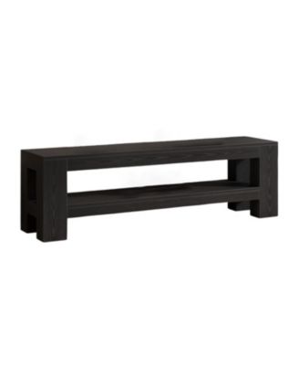 Farmhouse Entryway Bench with Wooden Shoe Shelf