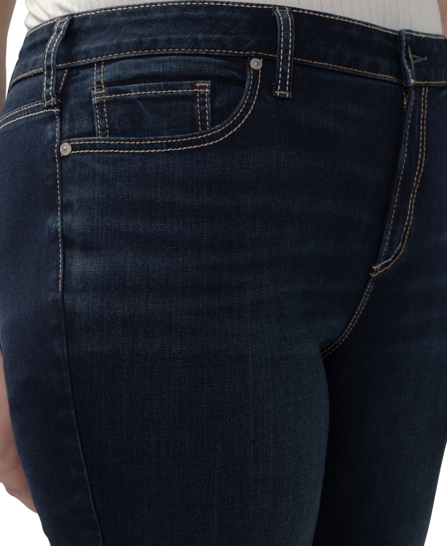 Женские джинсы Silver Jeans Co. Plus Size Suki Curvy Fit Slim Bootcut, цвет: Noel — фото 4