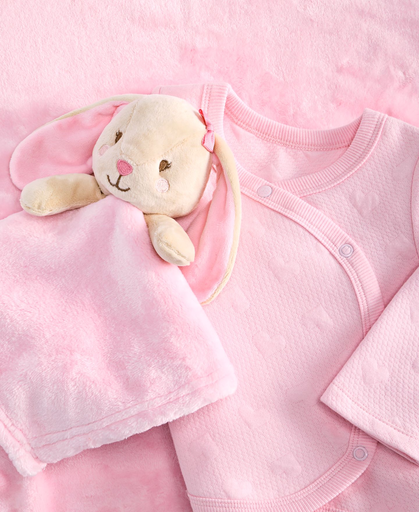 Комплекты First Impressions Long-Sleeve Top, Footed Pants, Blanket & Security Blanket, 4-Piece Set для девочек-малышей — фото 3