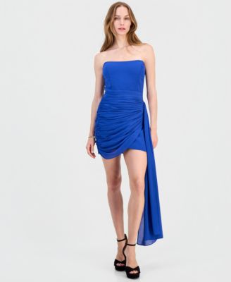 Women's Mikaela Draped Strapless Mini Dress