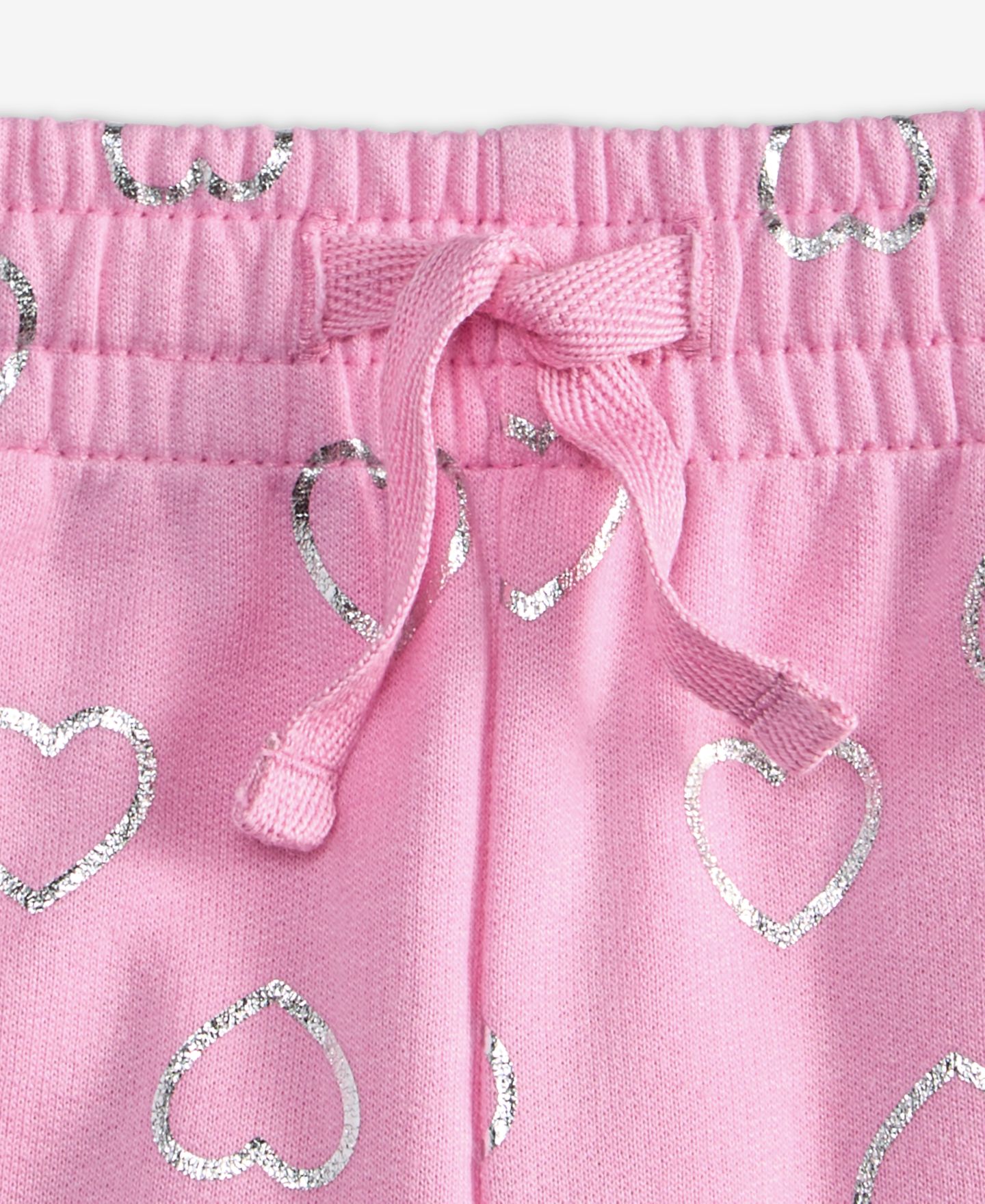 Брюки Epic Threads Metallic-Heart Sweatpants для девочек, цвет: Bonbon — фото 3