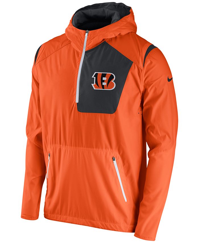 Nike Men's Cincinnati Bengals Vapor Speed Fly Rush Hooded Jacket - Macy's