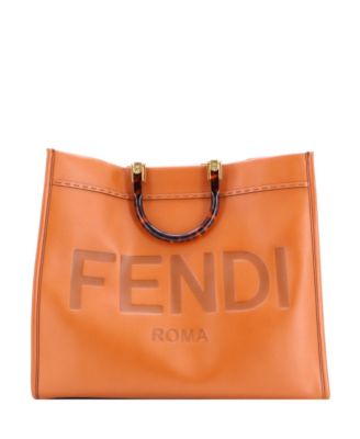 Large Sunshine Shopper Tote Leather