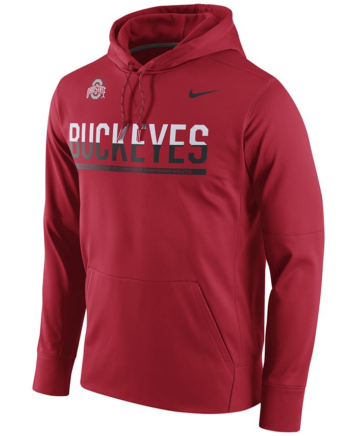 Nike Men's Ohio State Buckeyes Circuit Hoodie Macy's