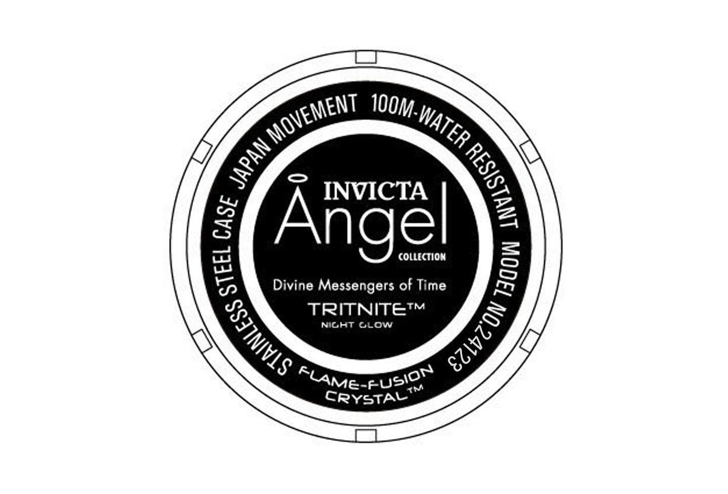 Женские часы Invicta Angel Quartz Hand Dial, цвет: Фиолетовый — фото 3