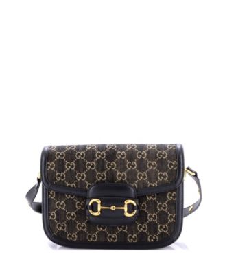 Small Horsebit 1955 Shoulder Bag GG Denim
