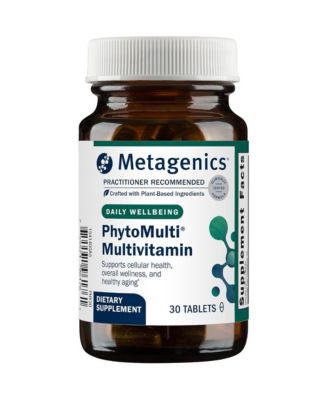 PhytoMulti Multivitamin Without Iron for Men and Women with 20 Plus Vitamins, Minerals and Phytonutrients for Antioxidant 30 Tablets