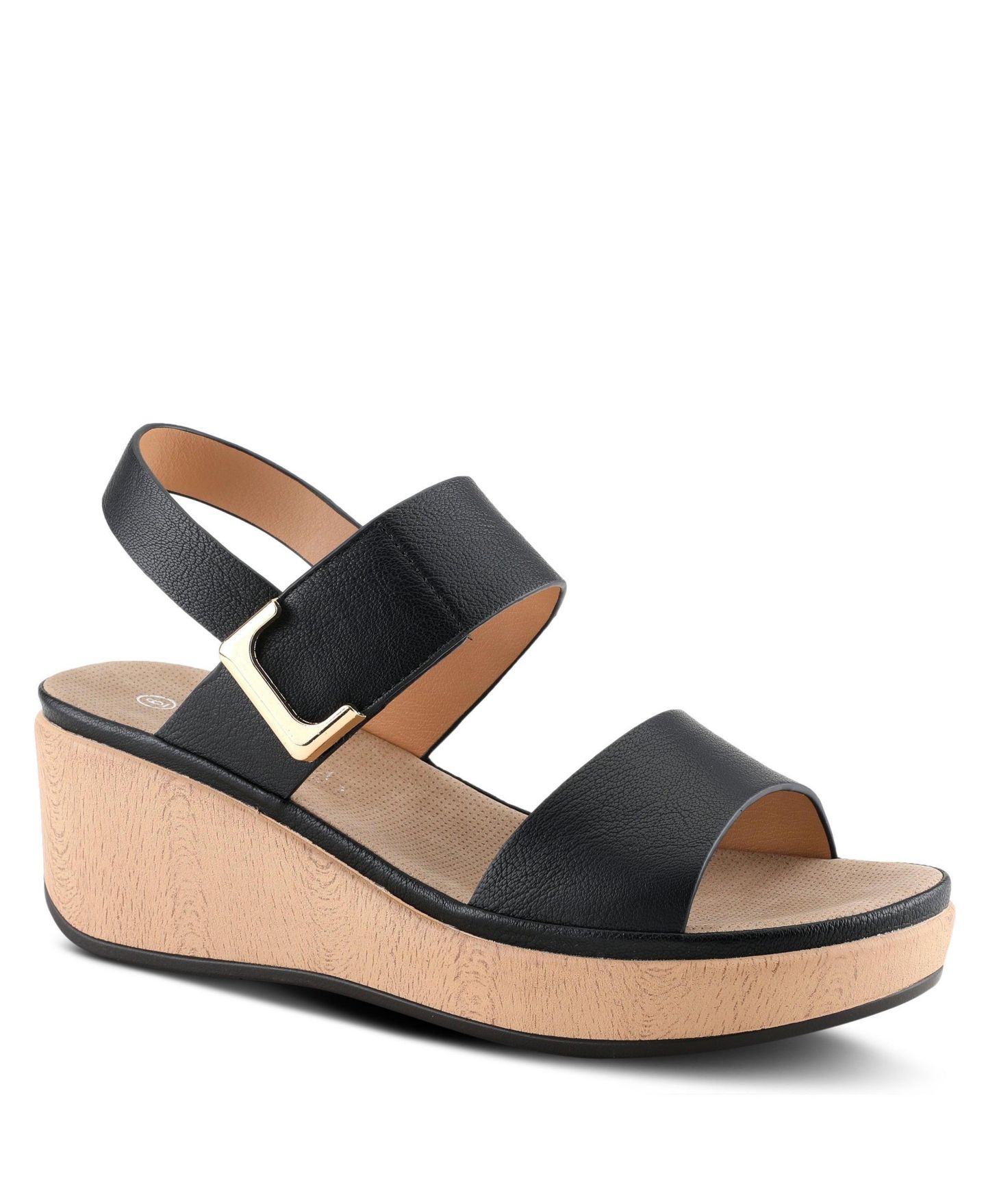 Женские сандалии Patrizia Spelta Slingback Sandal with Adjustable Strap, цвет: Чёрный — фото 1