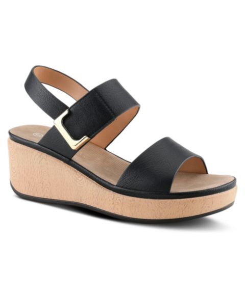 Женские сандалии Patrizia Spelta Slingback Sandal with Adjustable Strap, цвет: Чёрный