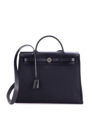 31 Herbag Zip Leather and Toile