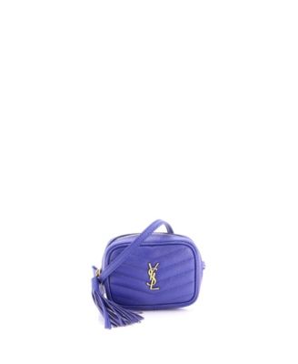 Baby Lou Camera Bag Matelasse Chevron Leather