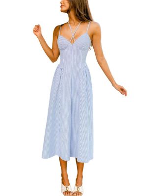 Women's Living Proof Striped Maxi Beach Dress