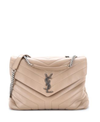 Medium Loulou Shoulder Bag Matelasse Chevron Leather