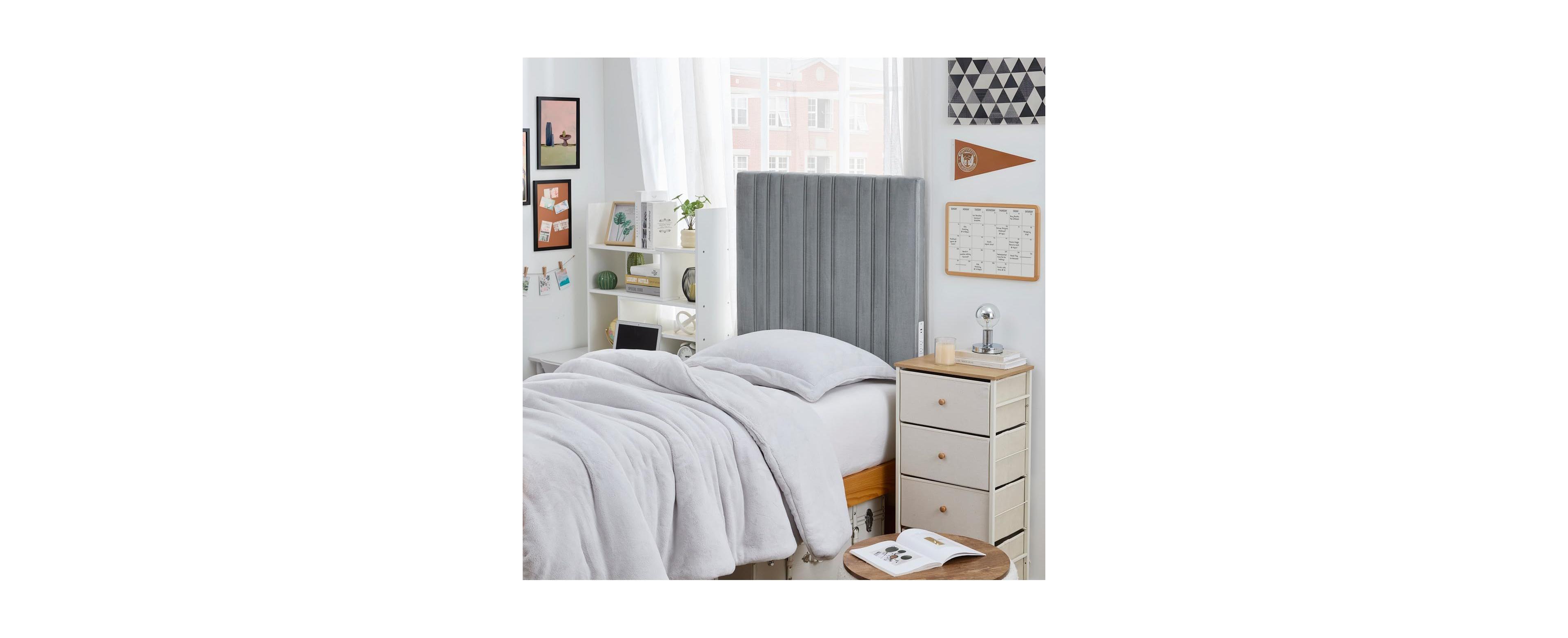 DormCo Tavira Allure Right Side Outlet Headboard - Bedboard Plush