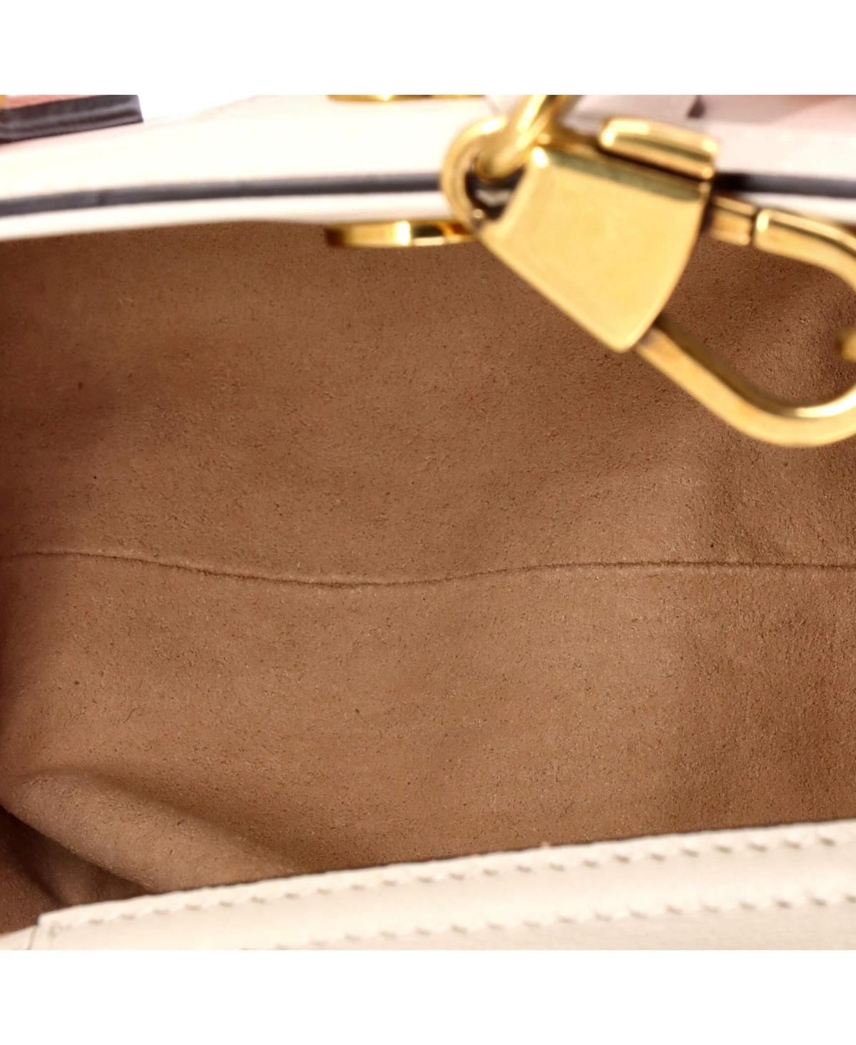 Pre-Owned Gucci Mini Diana Nm Bamboo Handle Tote Leather