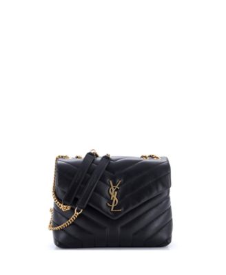 Small Loulou Shoulder Bag Matelasse Chevron Leather