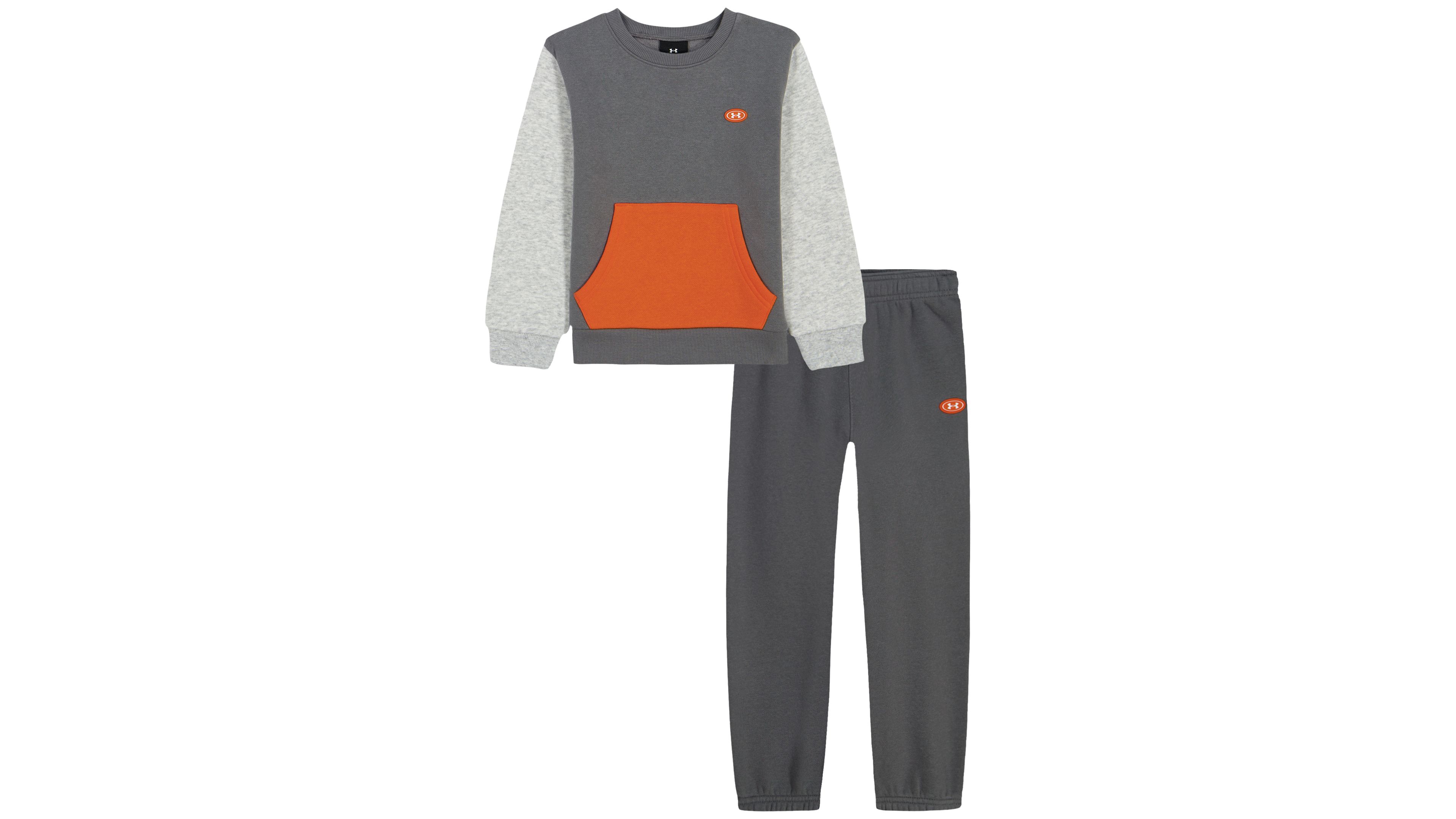 Under Armour Toddler Boys Long Sleeve Sweatshirt Pants 2 Piece Set