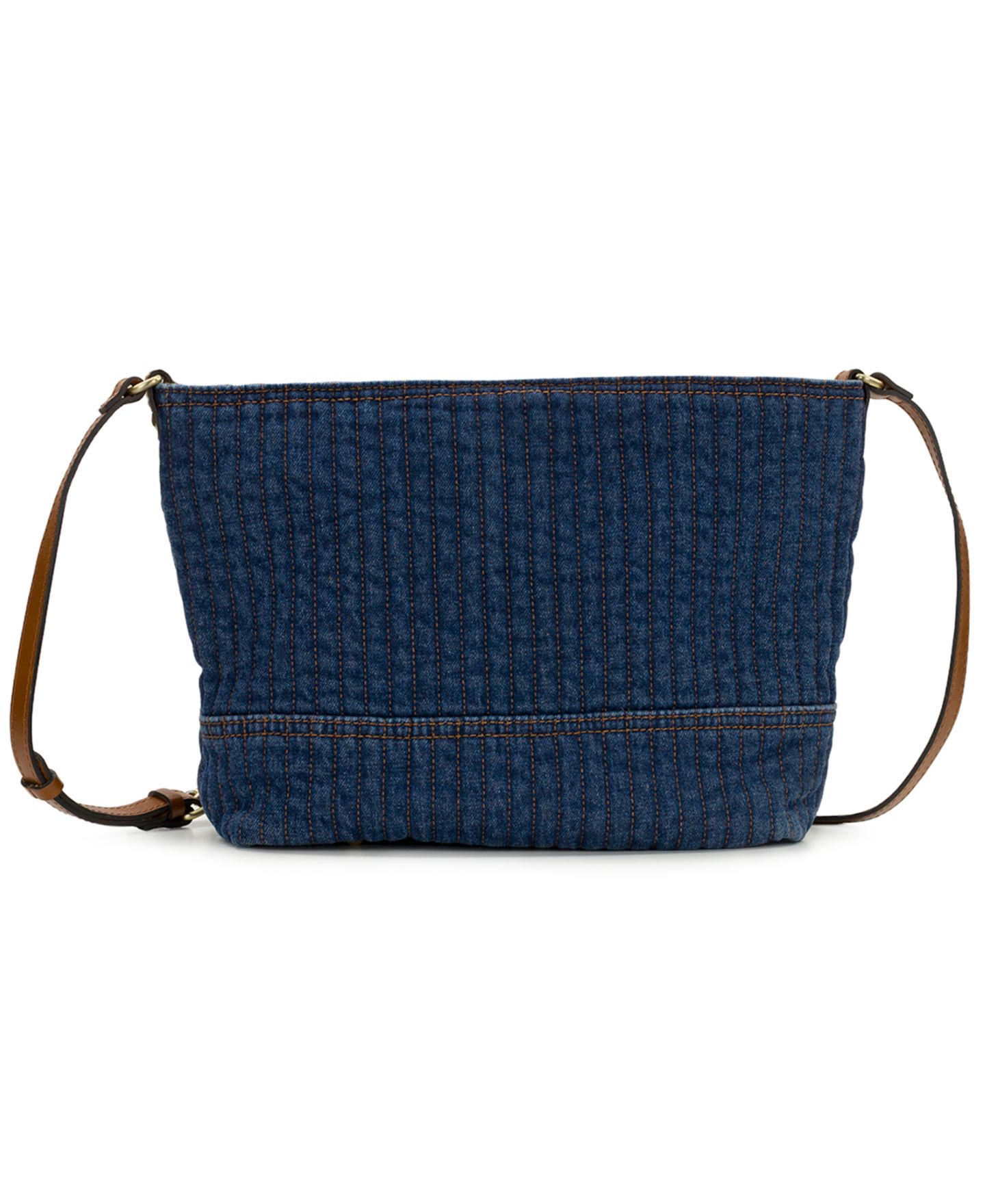 Женская сумка Patricia Nash Thora Small Quilted Denim Crossbody, цвет: Джинсовый — фото 1