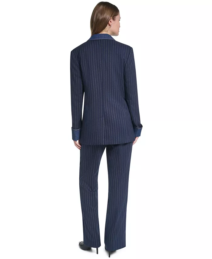 Women's Button-Front Collared Blazer - thumbnail 5