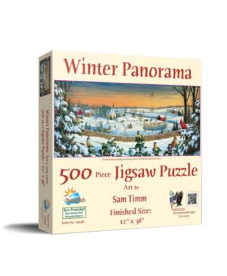 Winter Panorama 500 piece Jigsaw Puzzle for Adults Christmas