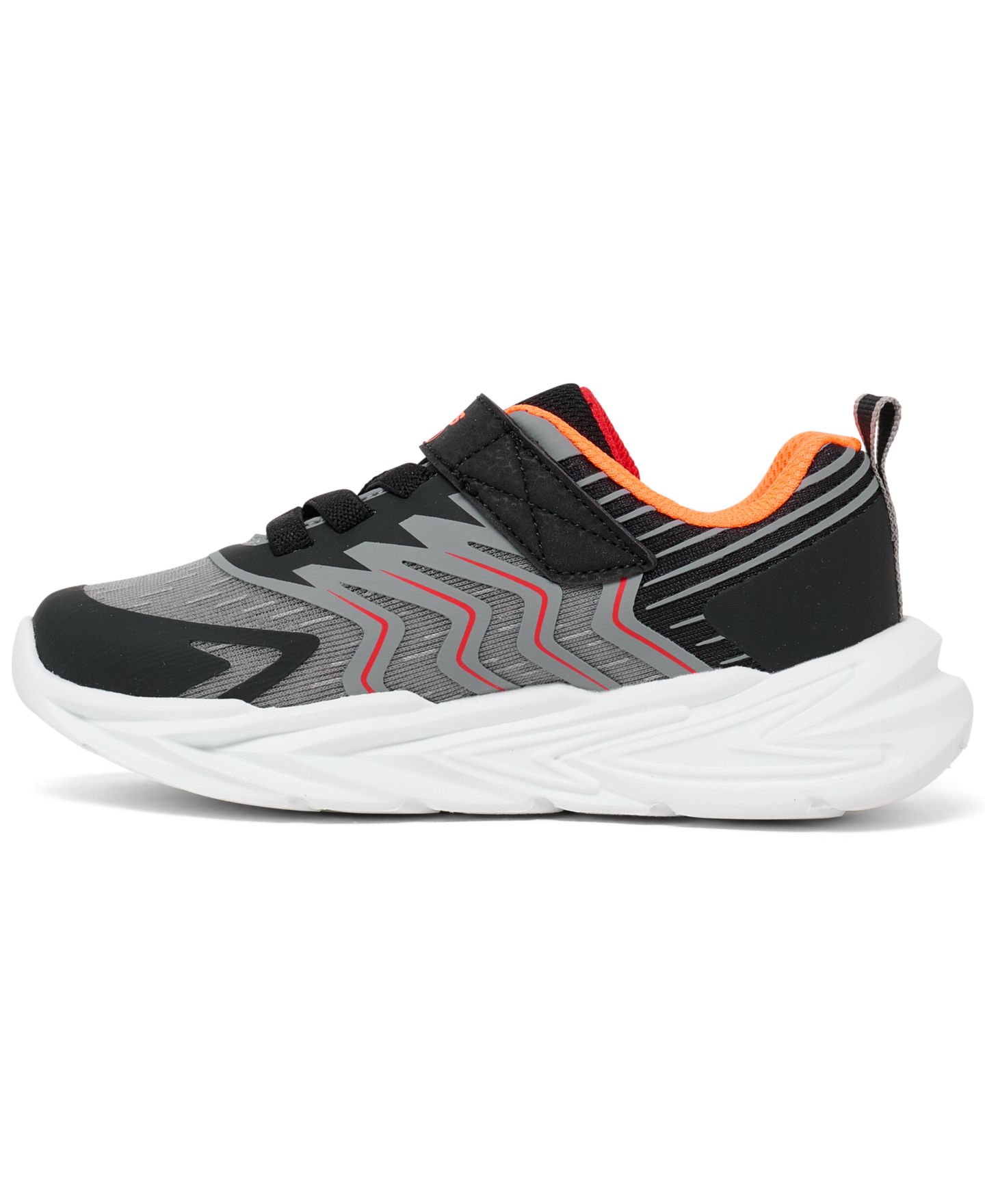 Детские кроссовки Skechers Lights Flex-Glow Ultra Prism-Pacer со светом, Finish Line, цвет: Чёрный — фото 2