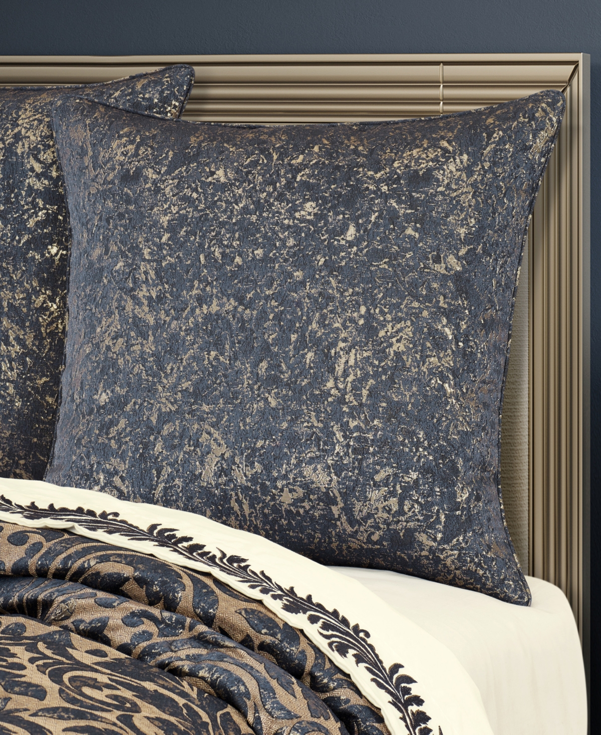 J Queen New York Glimmerstone Euro Sham, 26" x 26"